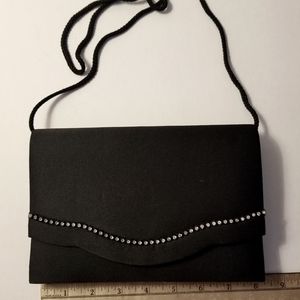 Black evening purse.